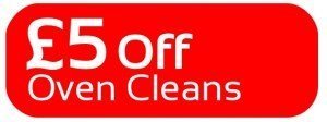 £5 off oven cleans