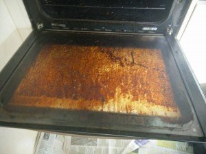 Dirty oven door glass in Penryn